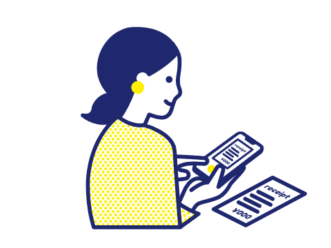 いつでもどこでもスマホだけで会計処理